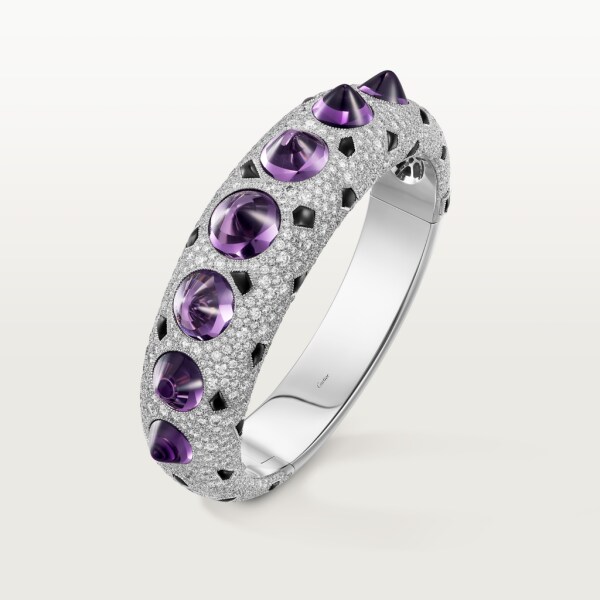 Clash [Un]limited Bracelet White gold, onyx, amethysts, diamonds